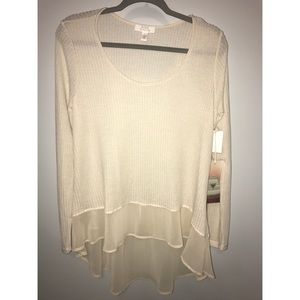 Nordstrom (Sun and Shadow) Cream Sweater
